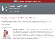 Tablet Screenshot of kaedinglawoffice.com
